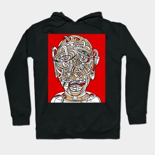 Abstract face #3 Hoodie